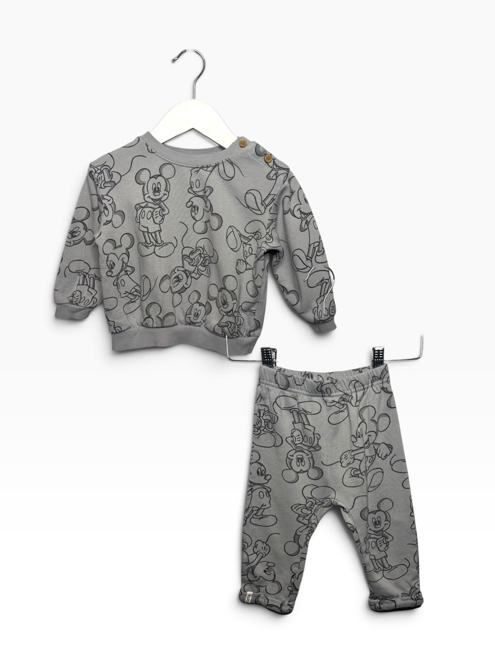 ⭐️ 5/$30 Disney Baby Mickey Mouse AOP Matching Set size 18M